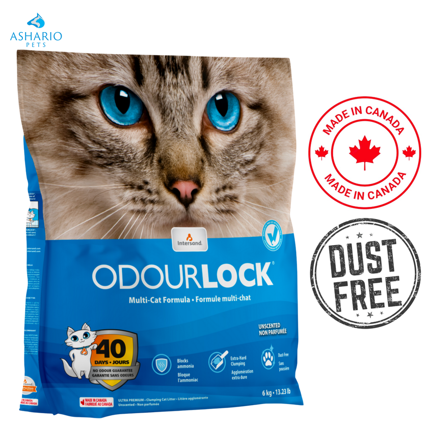 OdourLock - Ultra Premium Unscented Clumping Cat Litter