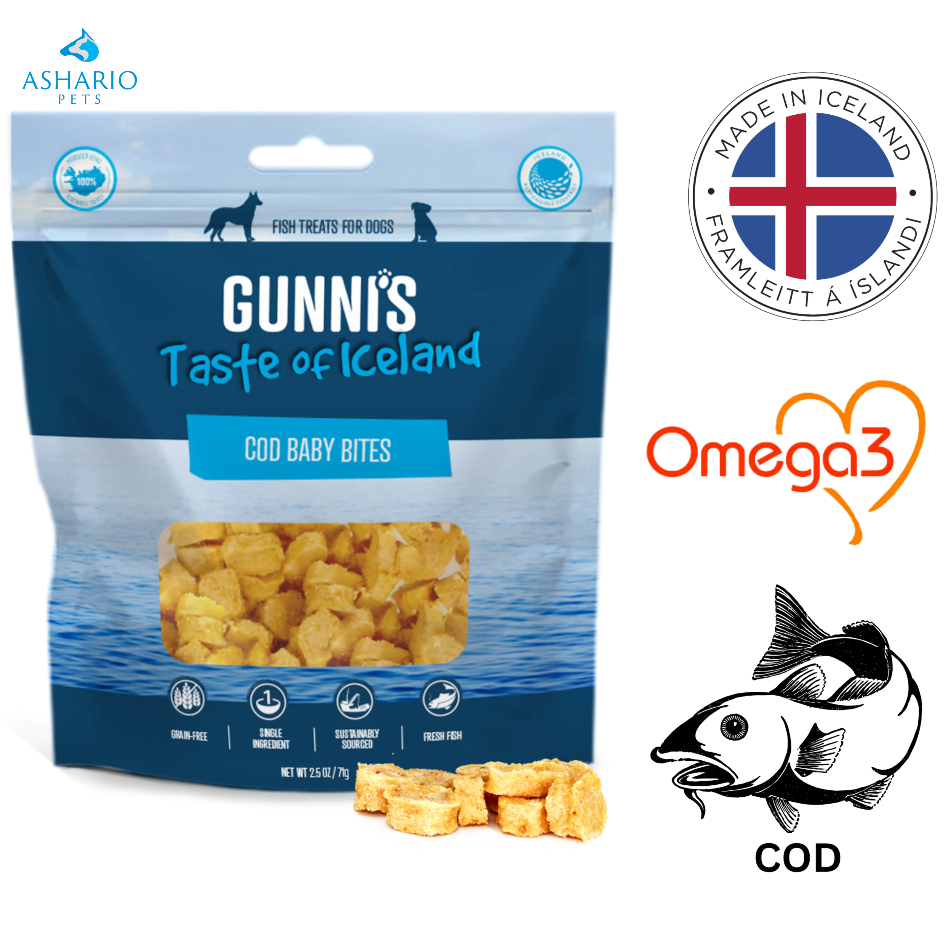 Gunni's - Taste Of Iceland Cod Baby Bites