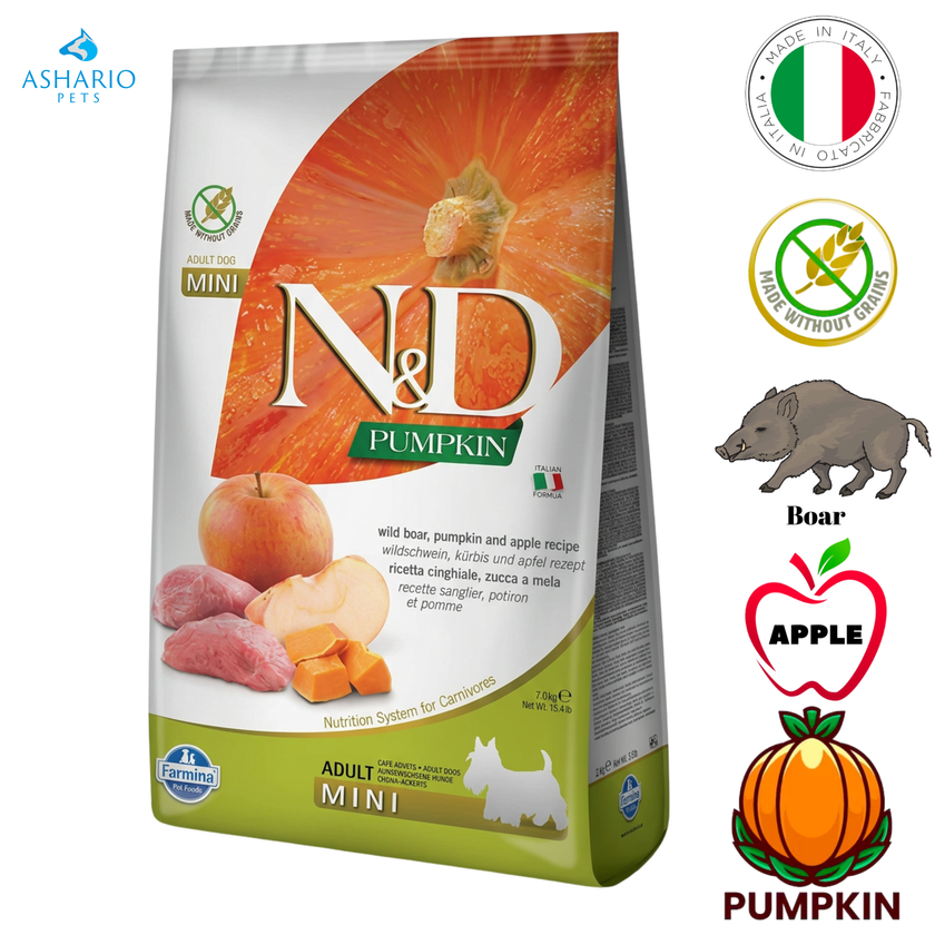 Farmina - Pumpkin Boar & Apple Adult Mini Dry Dog Food