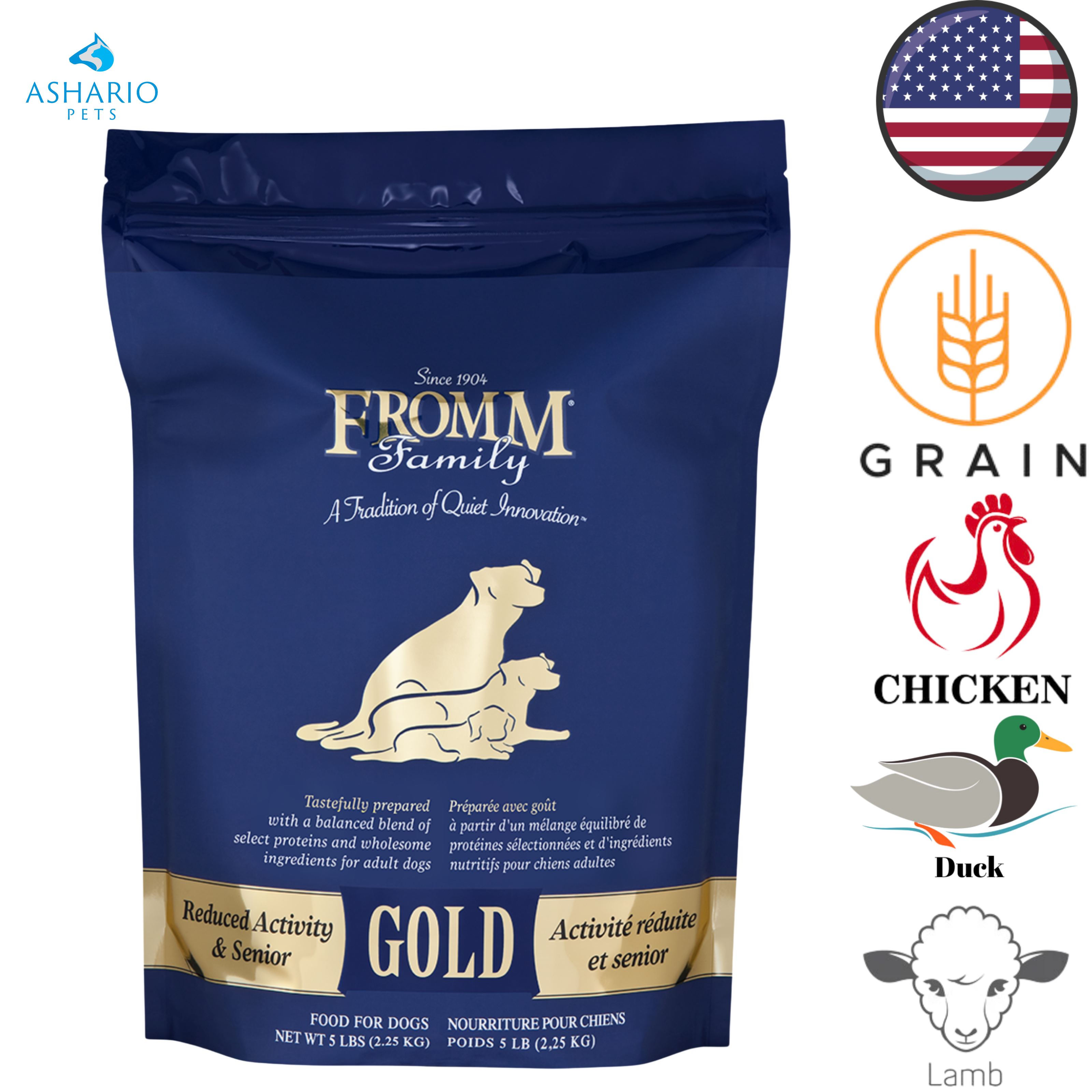 Fromm - Gold Reduced Activity & Senior Dry Dog Food