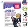 The Honest Kitchen - Grain Free Minced Turkey, Chicken & Duck In Bone Broth Wet Cat Food
