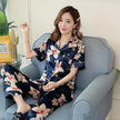 Women's Short Sleeve Homewear Pajamas Set – Lightweight Summer Loungewear Canada