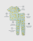 Short Sleeve Long Pants Summer Pajama Set TENCEL™ - Lemon Squeezy