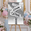 Wall Art Engagement Sign 24 x 36 inches