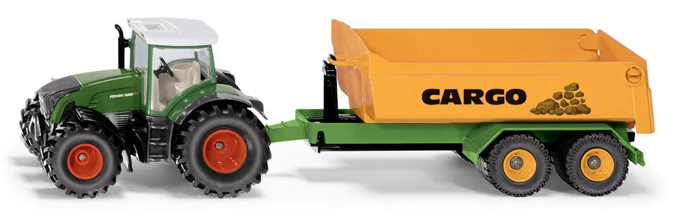 Siku - FENDT WITH HOOKLIFT TRAILER AND CARRIAGE (1:50)