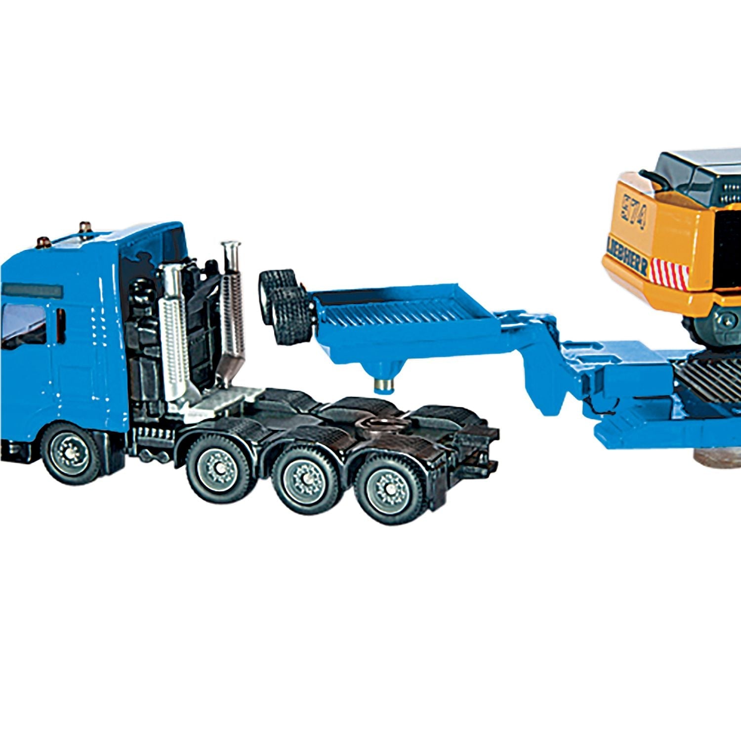 Siku - Heavy Haulage Transporter With Flat-Bed Trailer