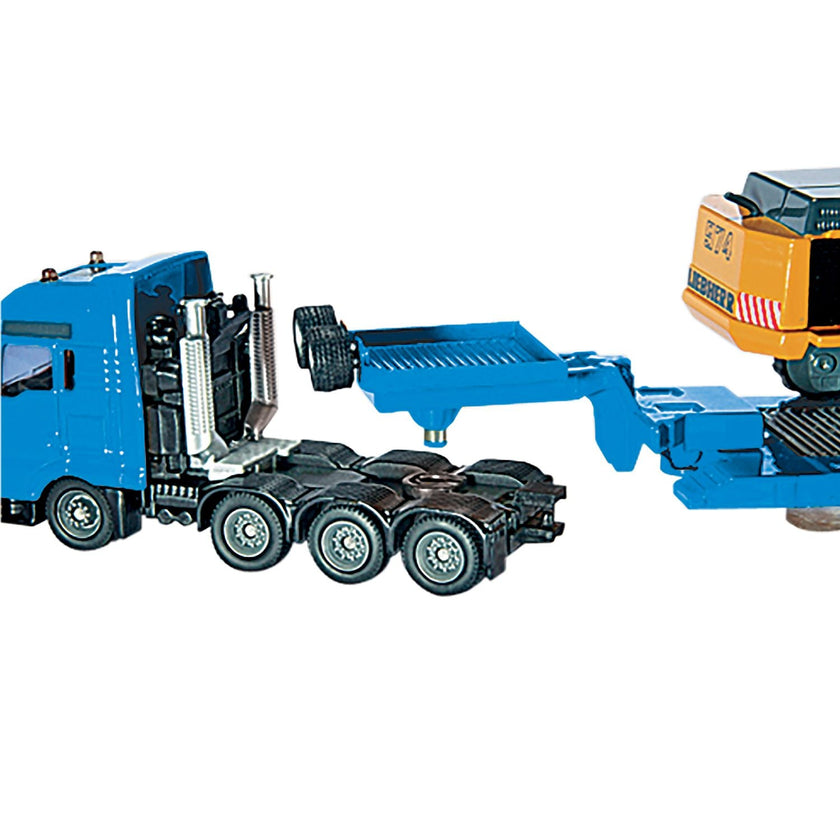 Siku - Heavy Haulage Transporter With Flat-Bed Trailer