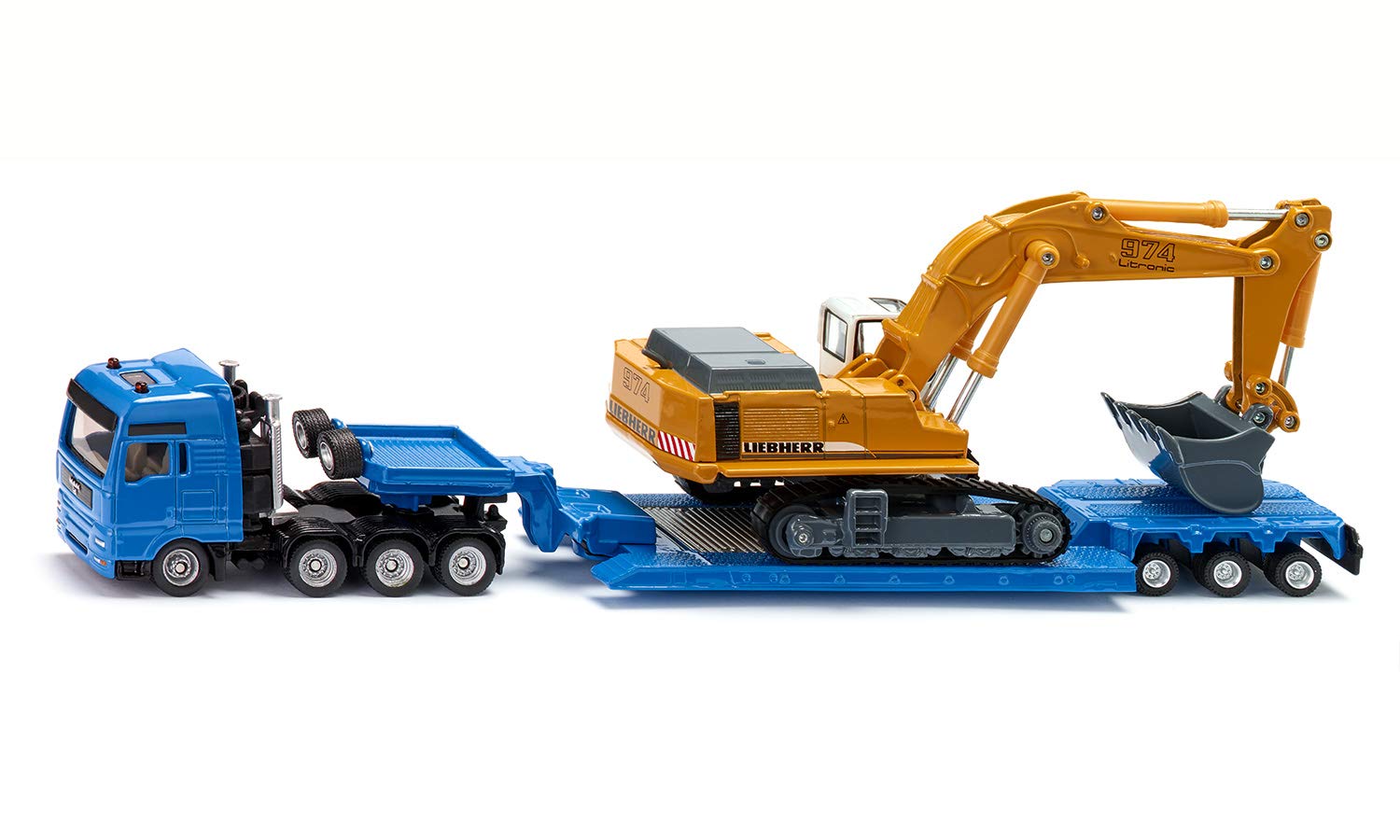 Siku - Heavy Haulage Transporter With Flat-Bed Trailer