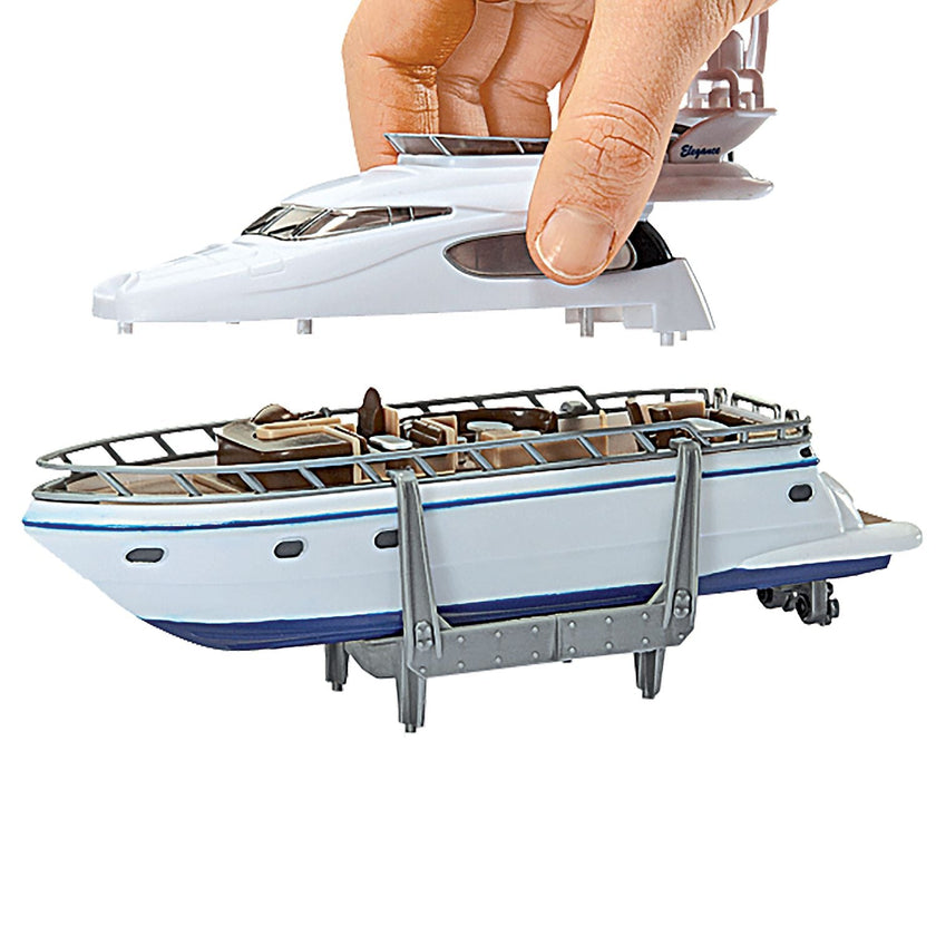 Siku - Véhicule de transport de gros tonnage avec yacht