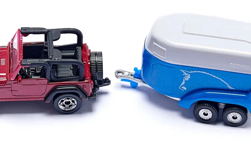 Siku - Jeep With Horse Trailer