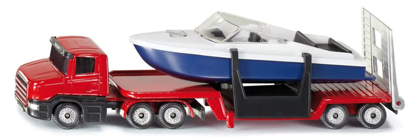 Siku - LOW LOADER WITH BOAT