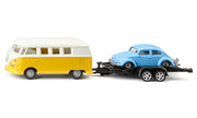 Siku - VW T1 WITH TRAILER AND VW BEETLE