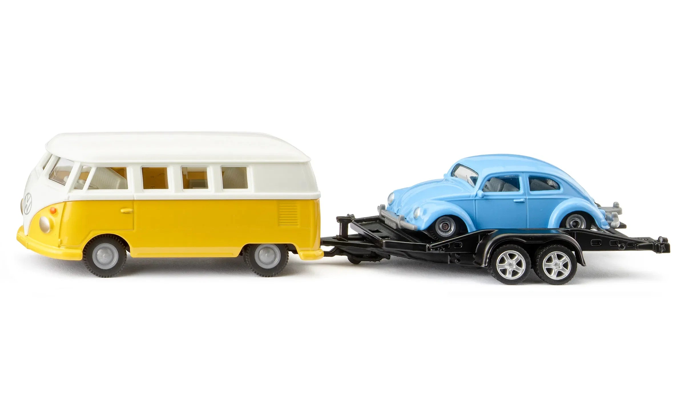 Siku - VW T1 WITH TRAILER AND VW BEETLE
