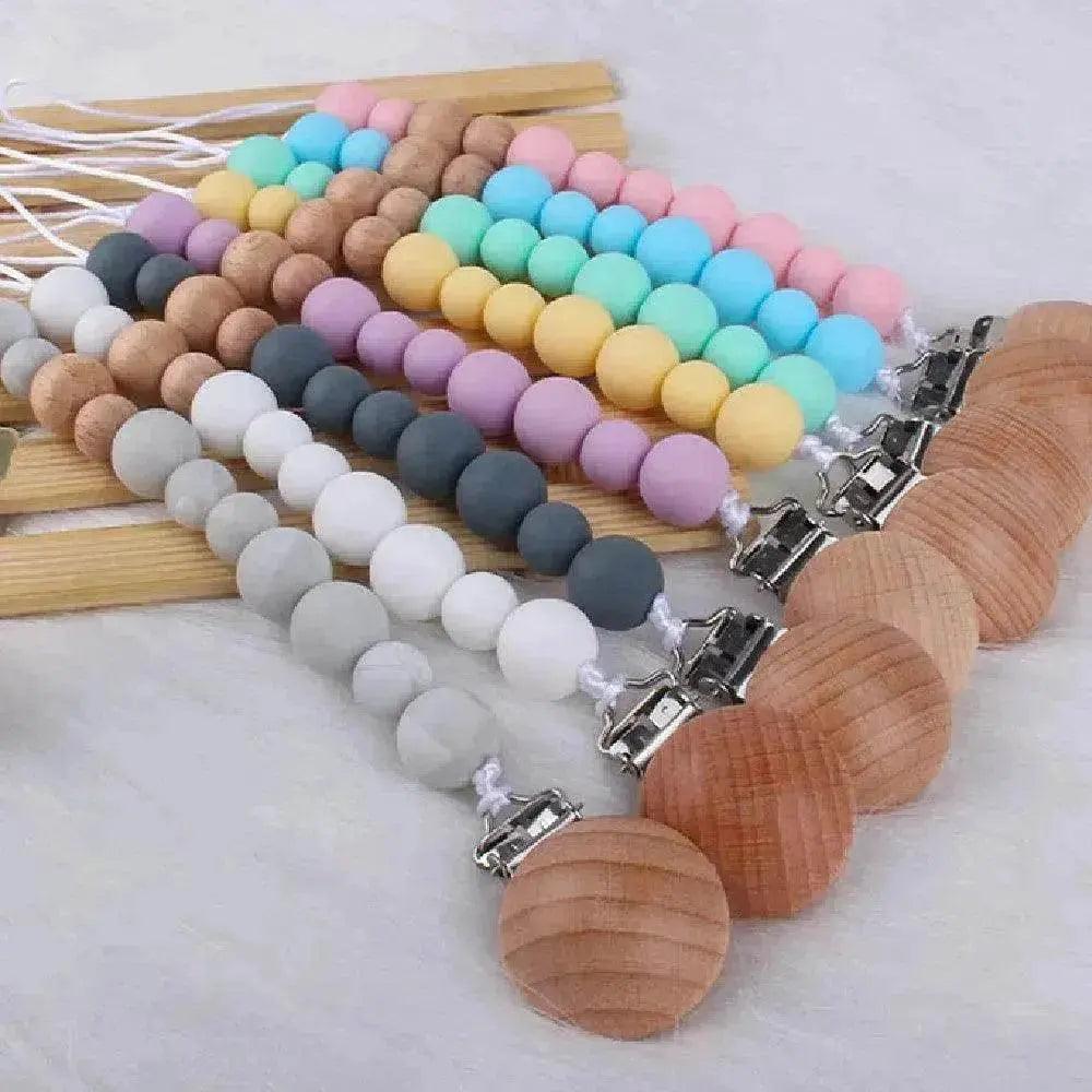 Silicone Pacifier Clip Chain for Babies.