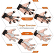 Silicone Strength Trainer Finger Resistance Belt Stretcher