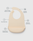 Silicone Bib - Coconut Milk