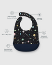 Silicone Bib Printed - Planets