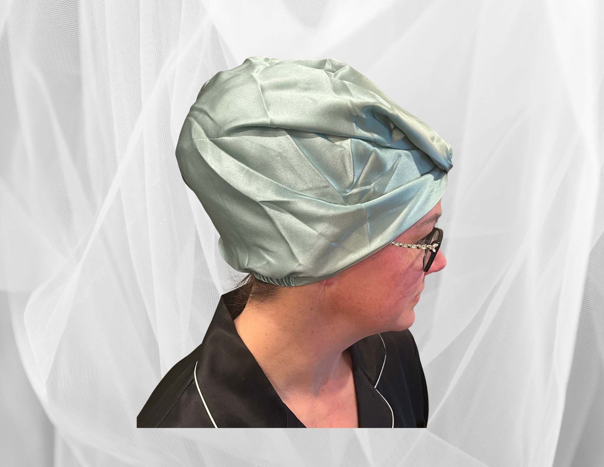 Silk Bonnet Sage (Square Knotted Design)