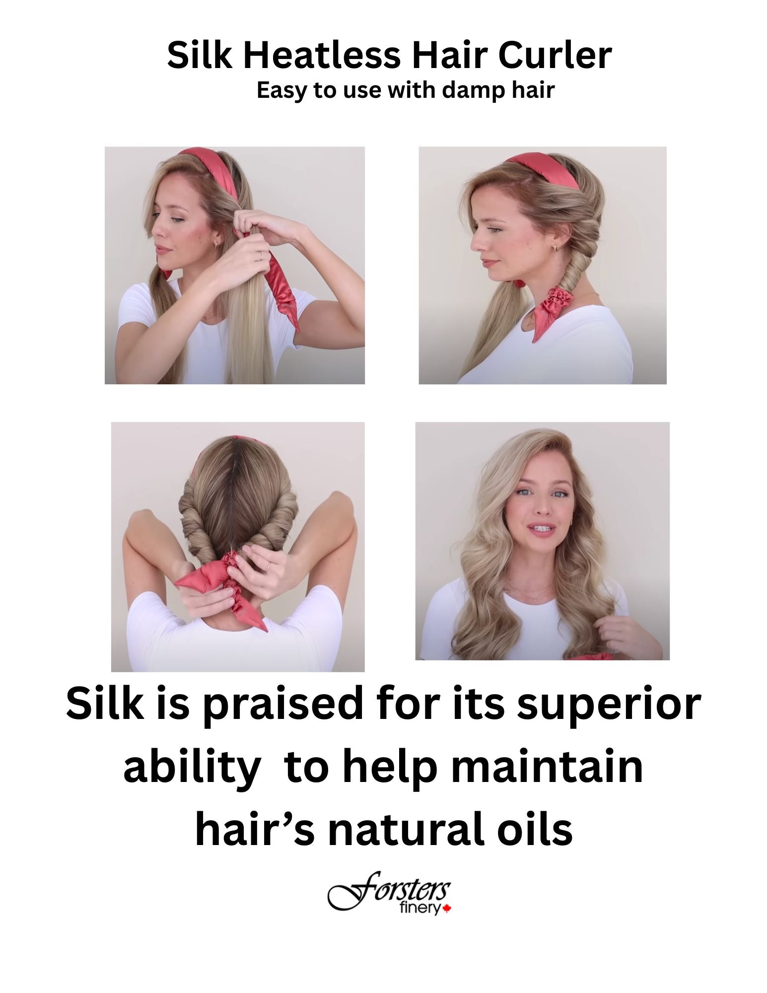 Silk Heatless Hair Curler