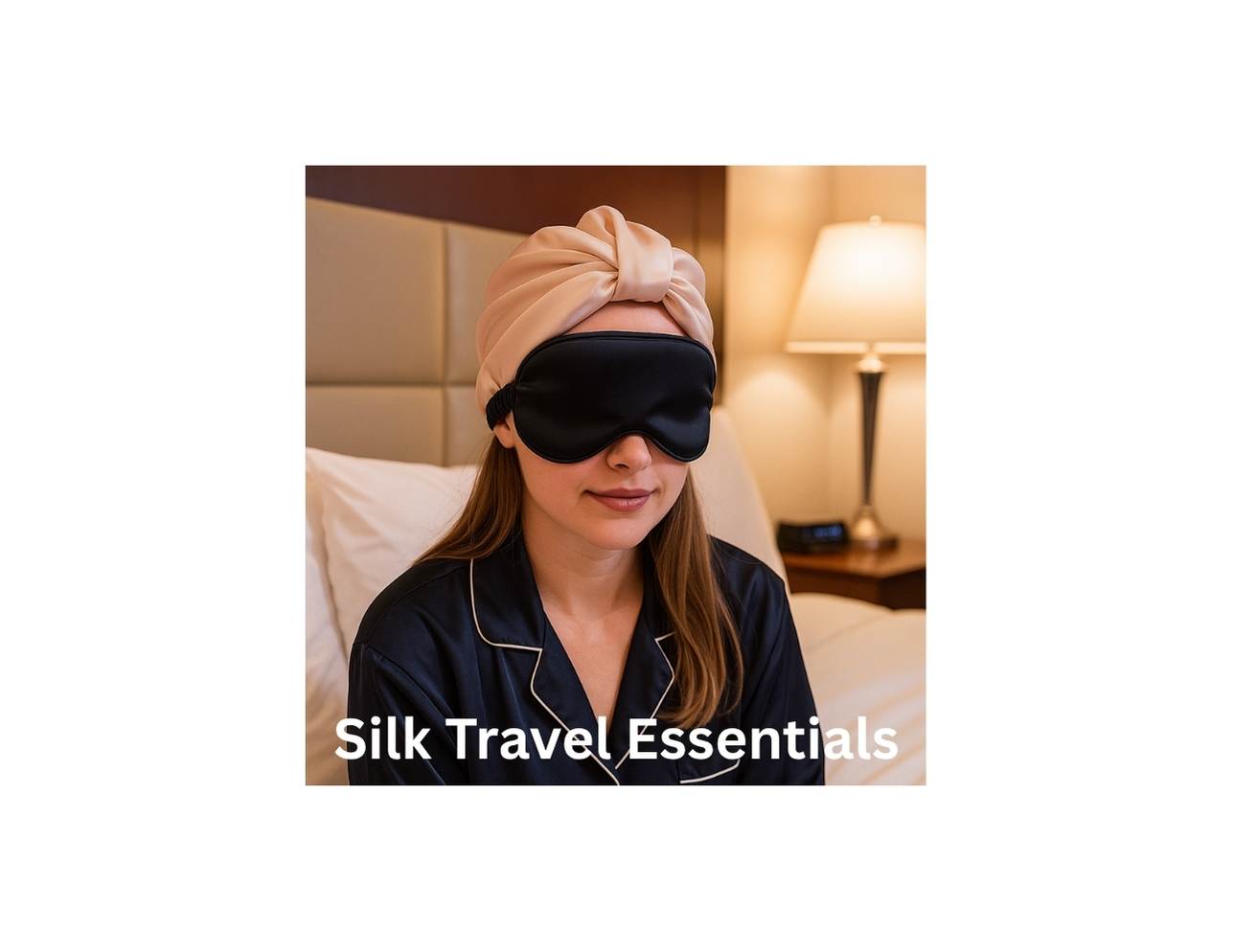 Silk Sleep Mask Black
