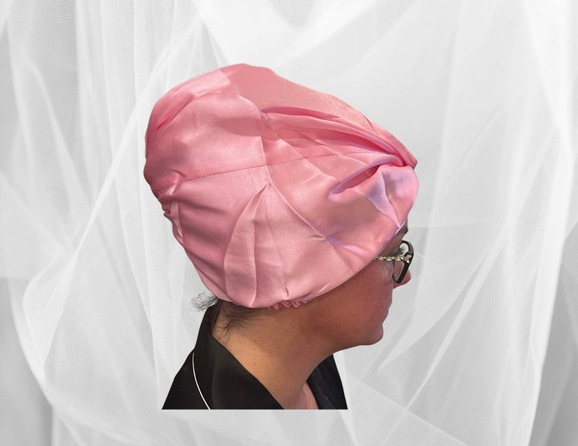 Silk Bonnet Carmine (Square Knotted Design)