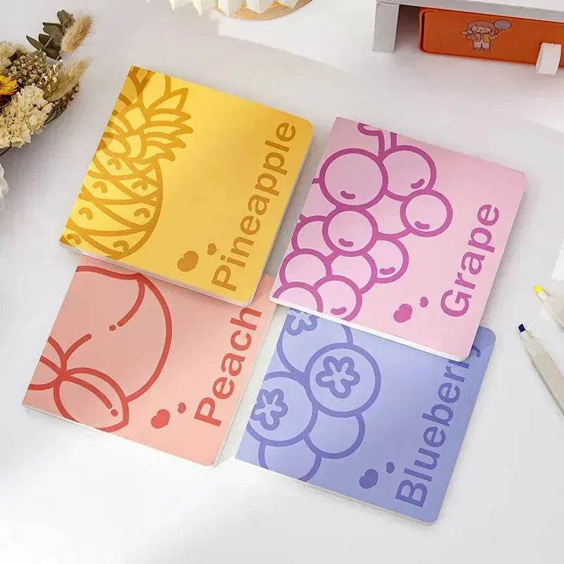 Simple Fruit Square Book Notebook Female Students Notepad