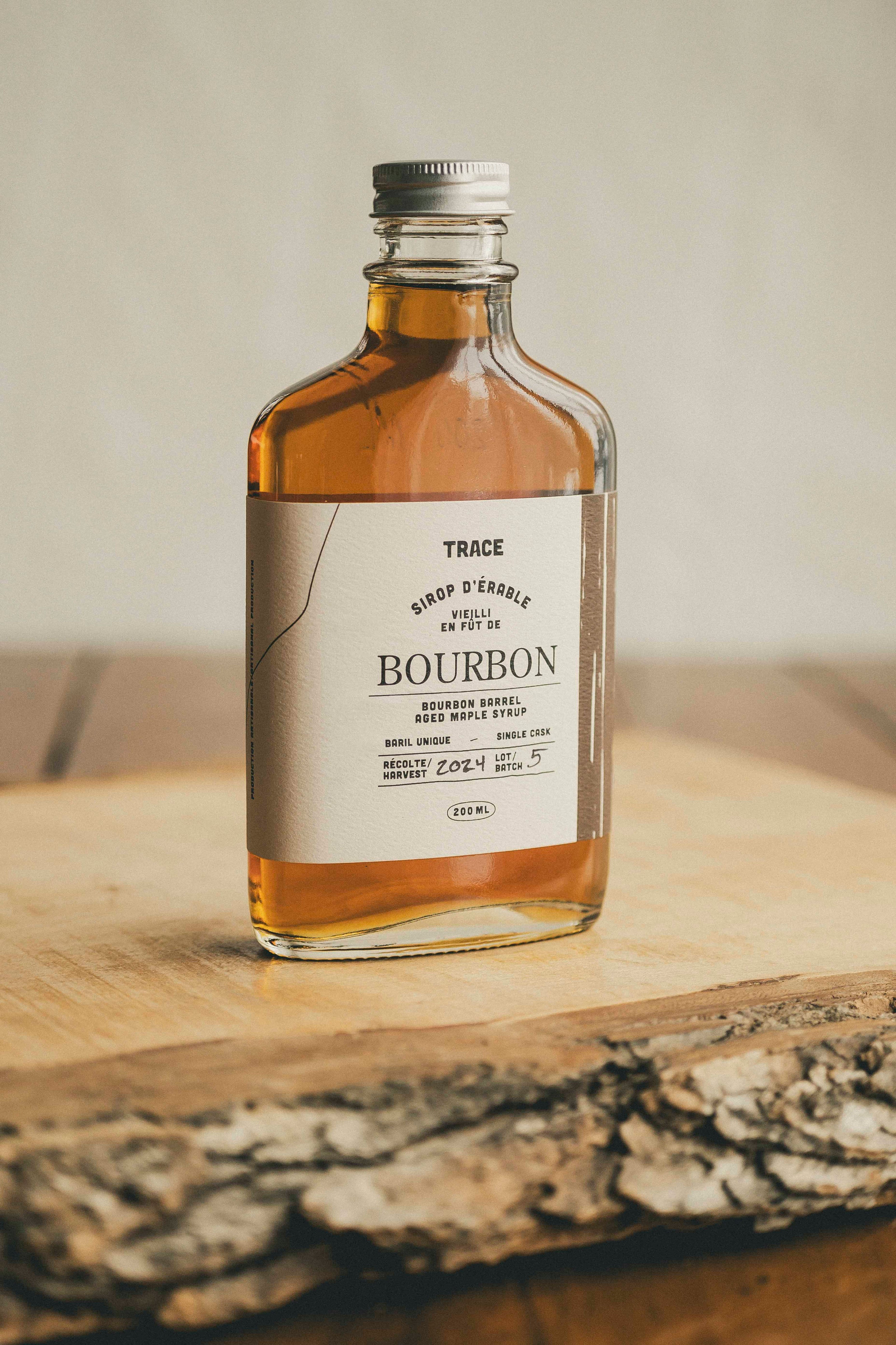 Sirop d'érable vieilli en fût de bourbon