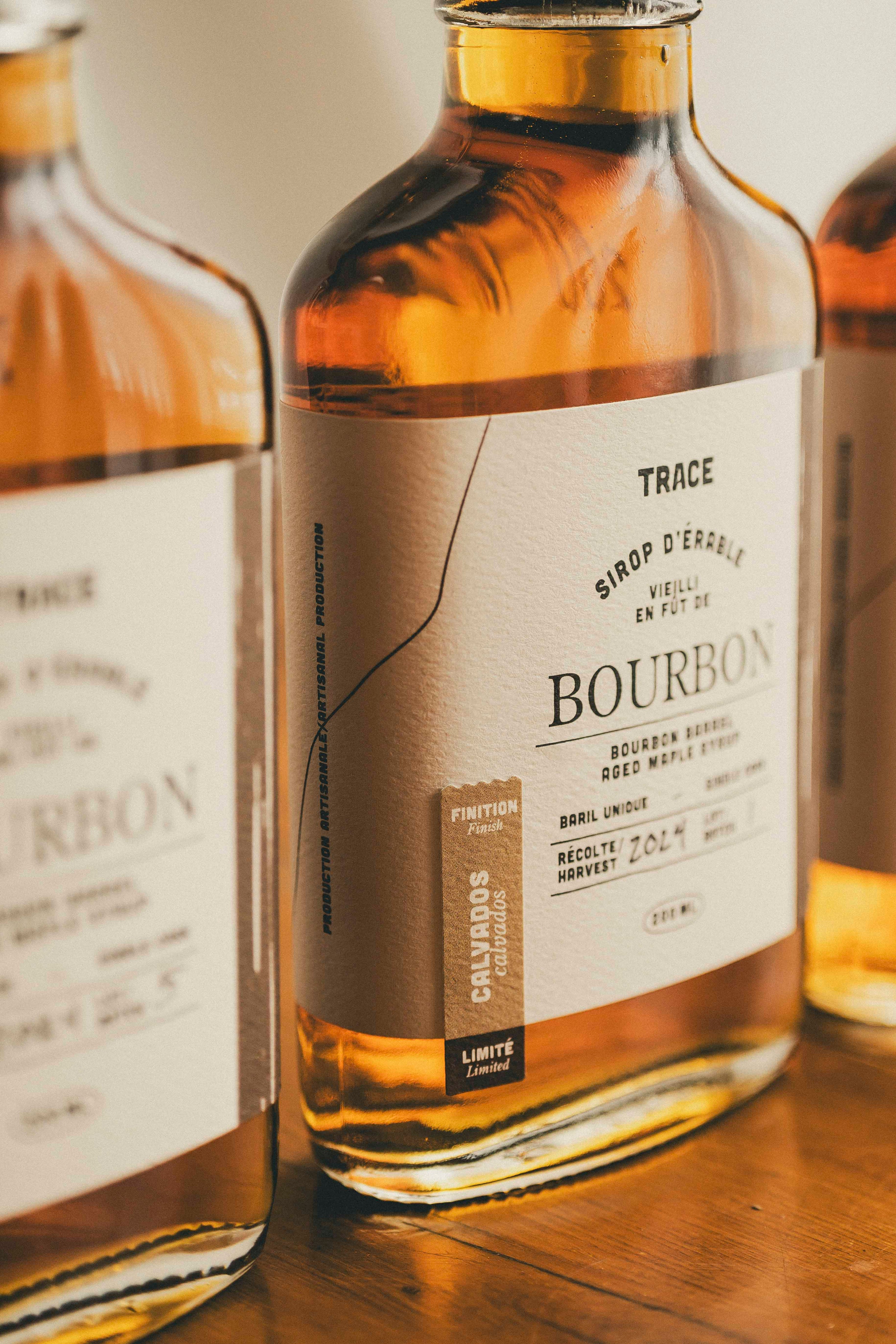 Sirop d'érable vieilli en fût de bourbon