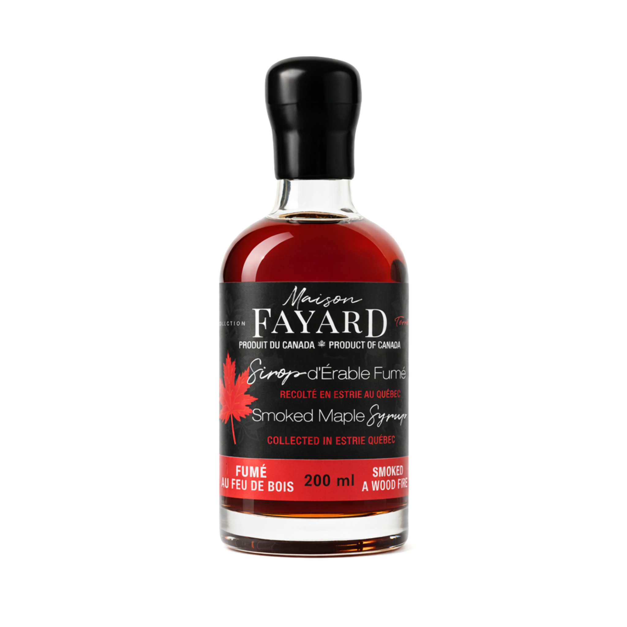 Sirop d’Érable Fumé au Feu de Bois