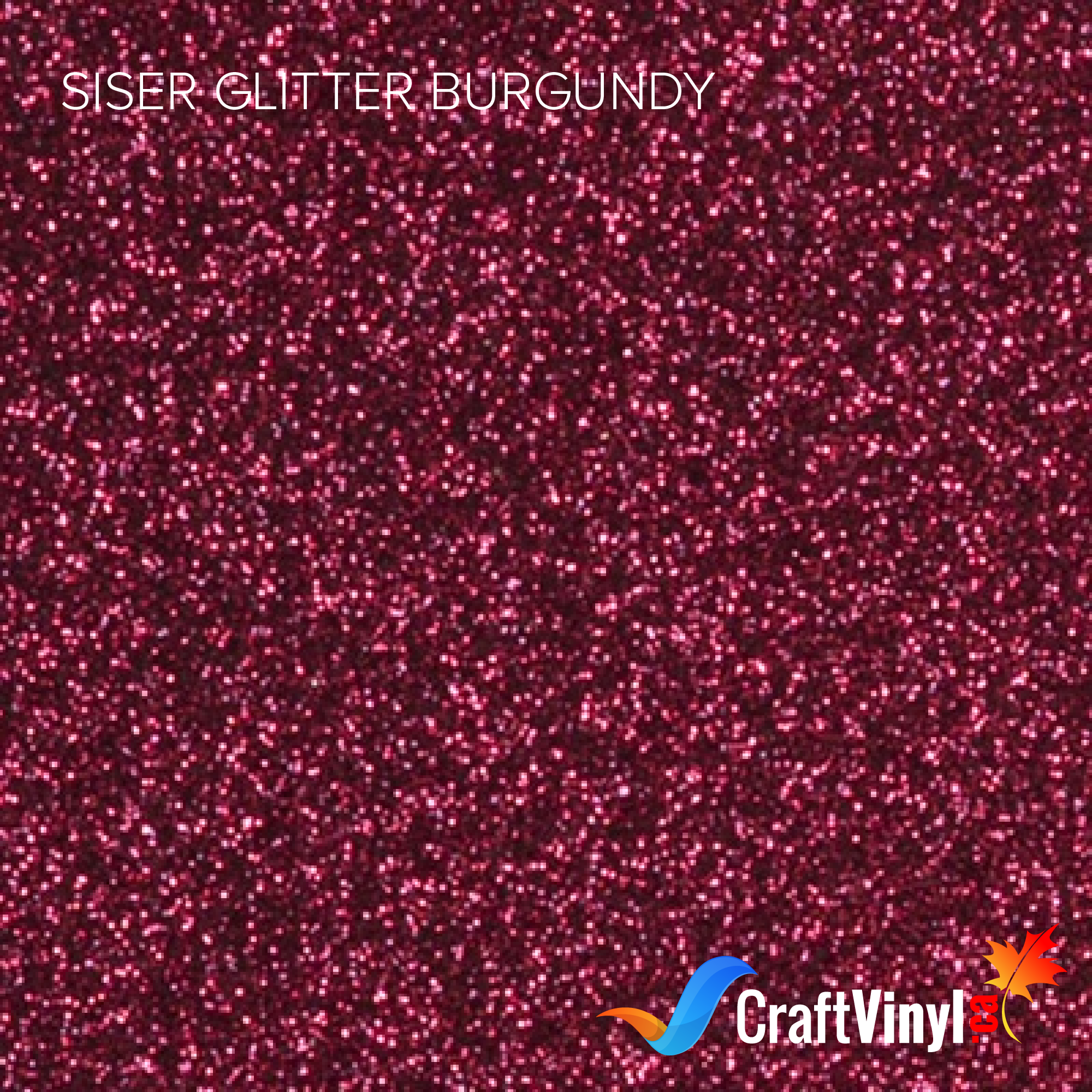 Siser Glitter Burgundy