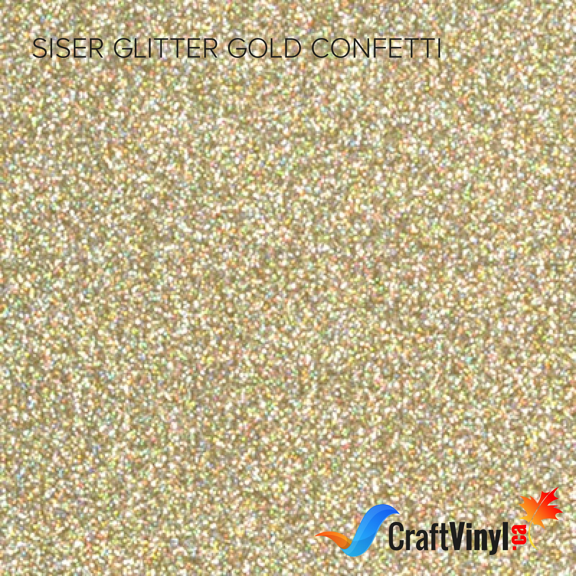 Siser Glitter Gold Confetti