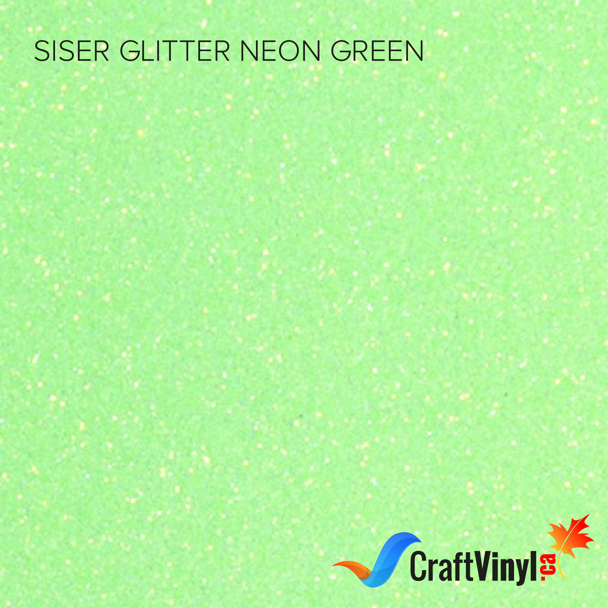 Siser Glitter Neon Green