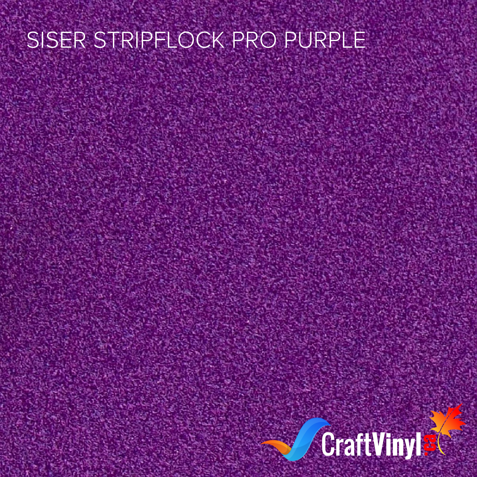 Siser Purple StripFlock Pro Heat Transfer Vinyl