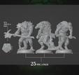 Crocodile Fighter Warband | Greataxe | Medium (1in base) | 5e