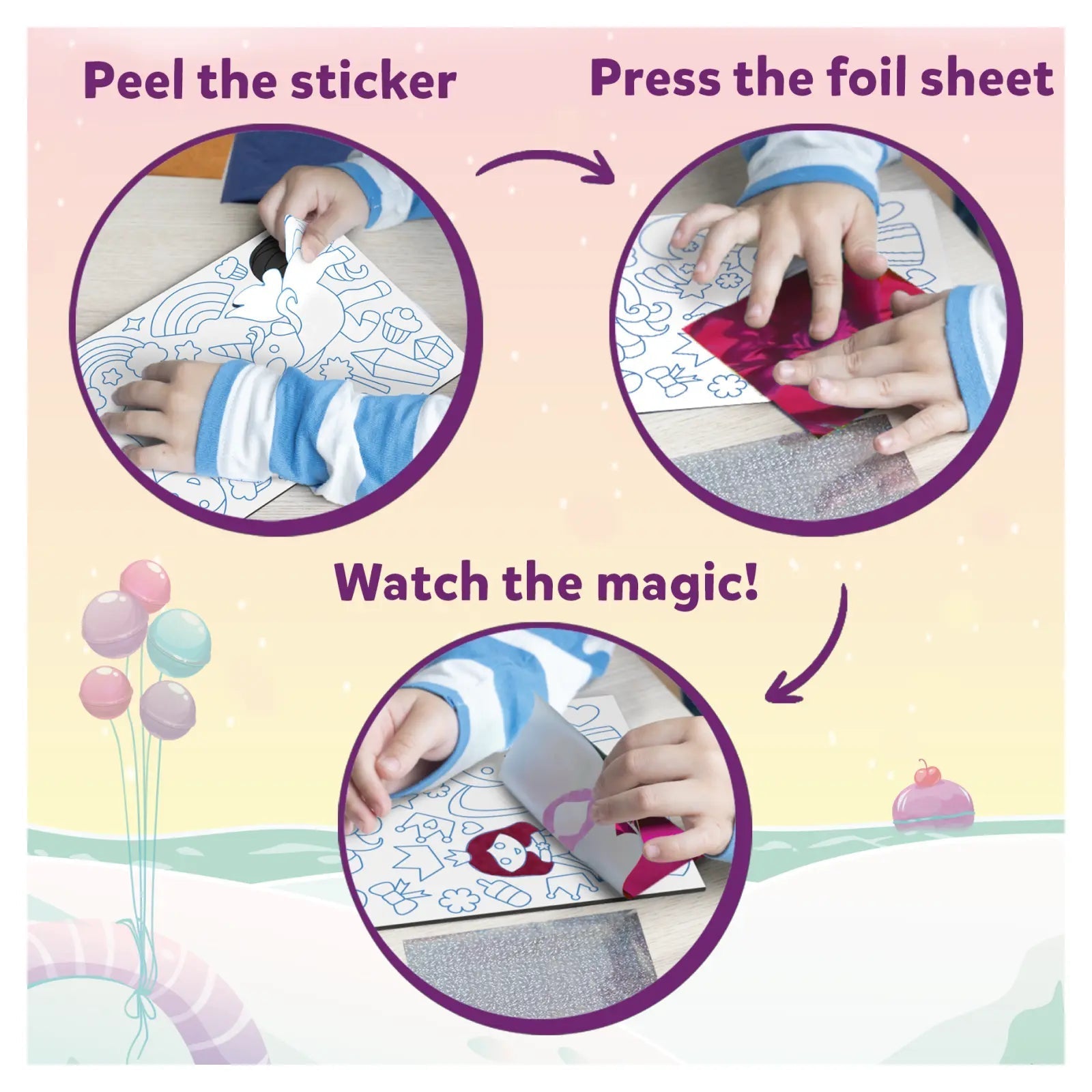 Skillmatics - Foil Fun Unicorns & Princesses - Bilingual