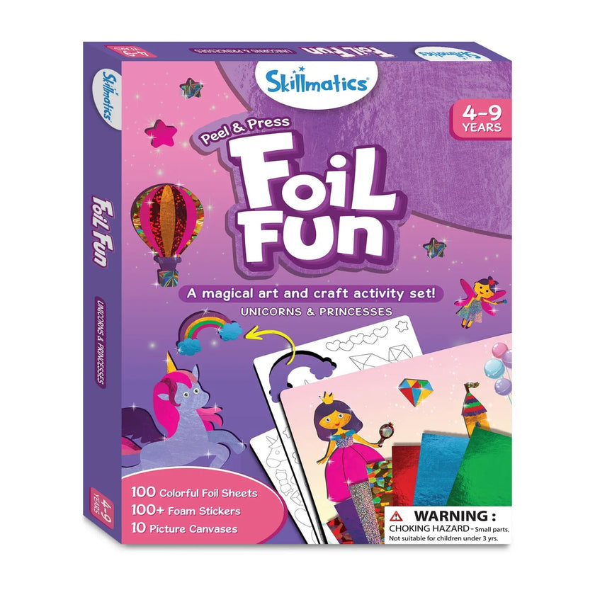 Skillmatics - Foil Fun Unicorns & Princesses - Bilingual
