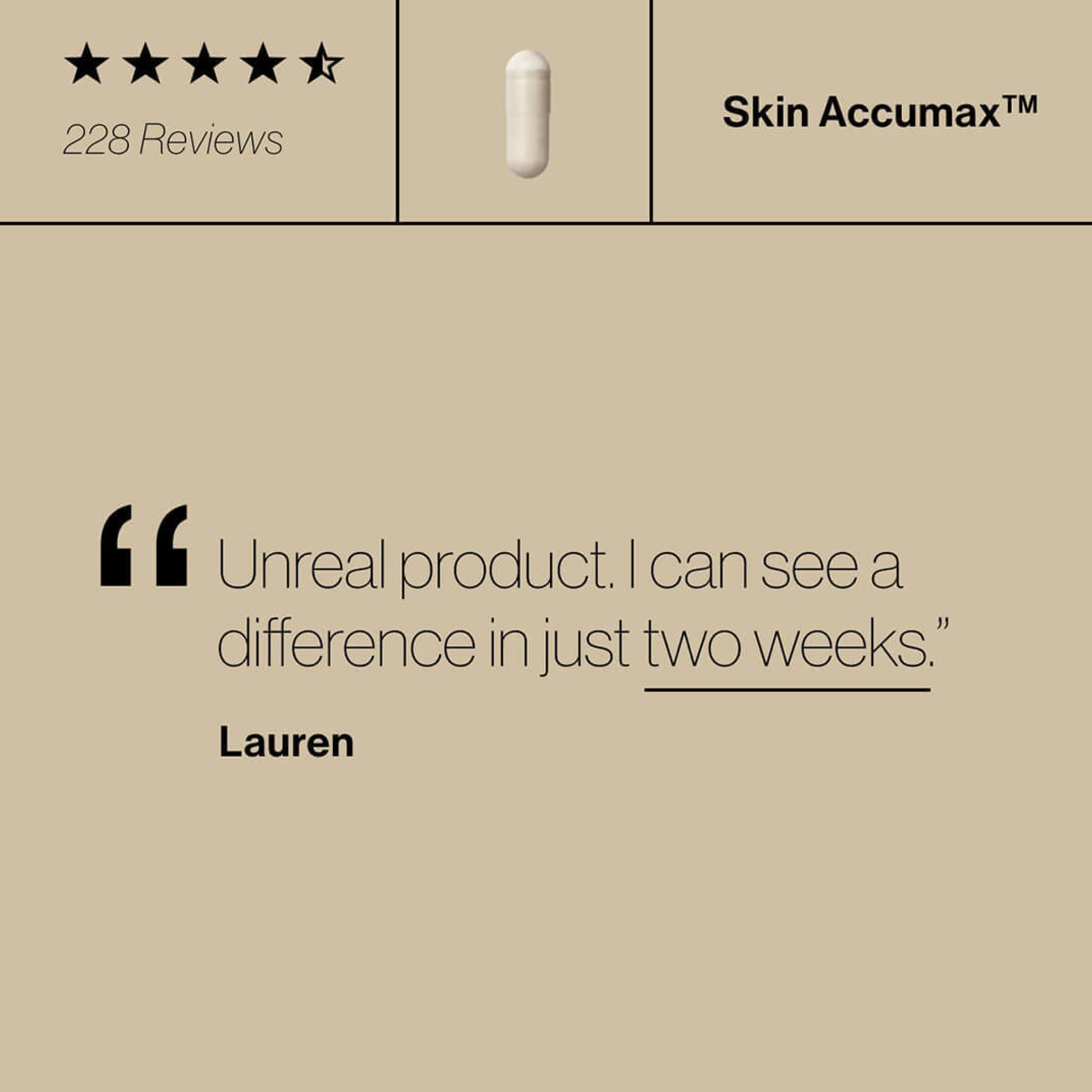Advanced Nutrition Programme Skin Accumax (180 capsules)