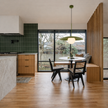 SLATE Mid-Century Modern Wide Dome Pendant Light for Kitchen Island & Dining Table