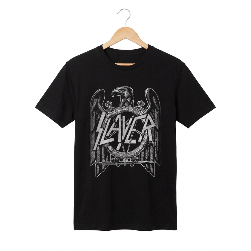 Slayer Vintage Silver Eagle T-Shirt