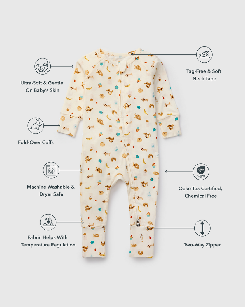Baby Sleeper TENCEL™ - French Breakfast
