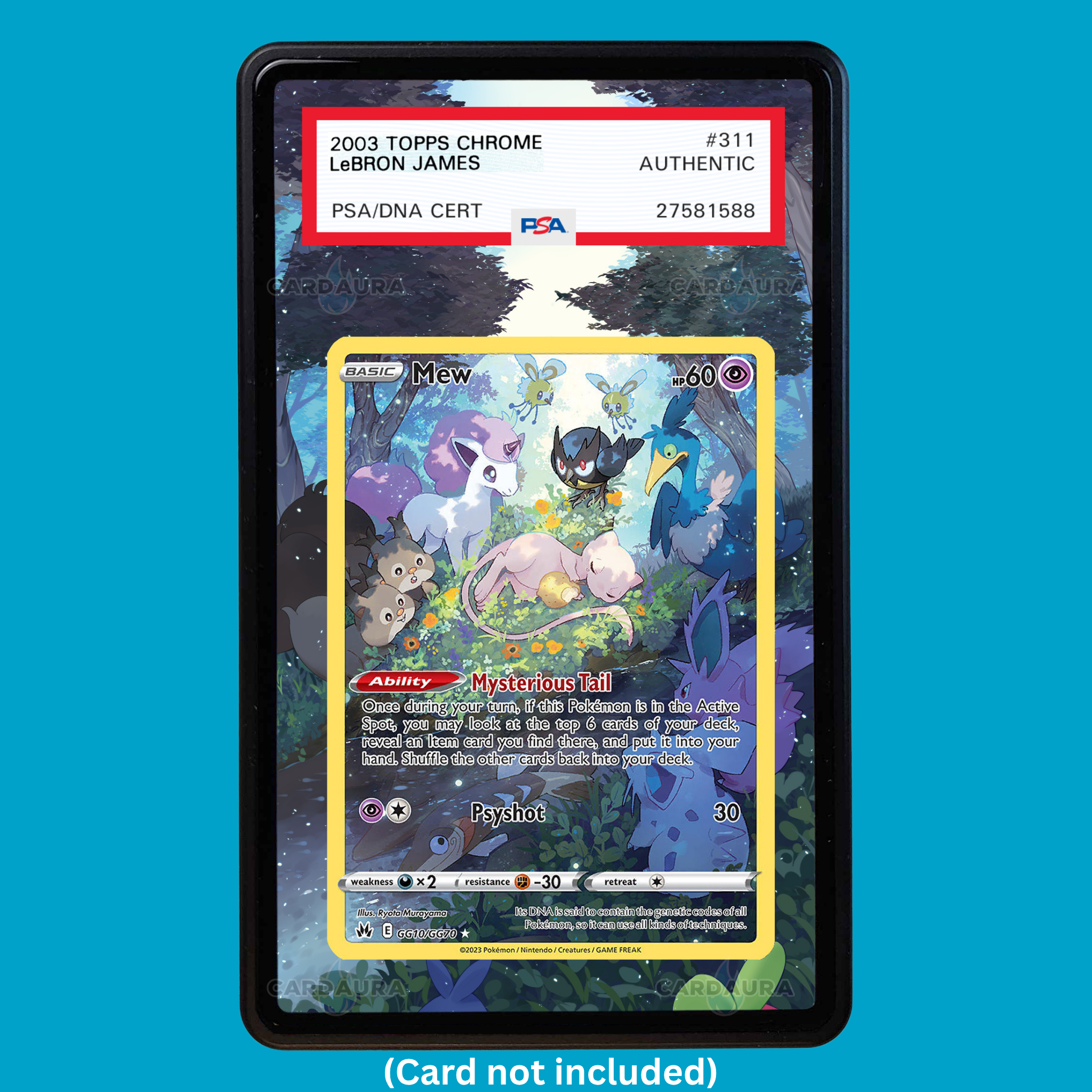 Mew GG10/GG70 Crown Zenith (Graded) Display Case