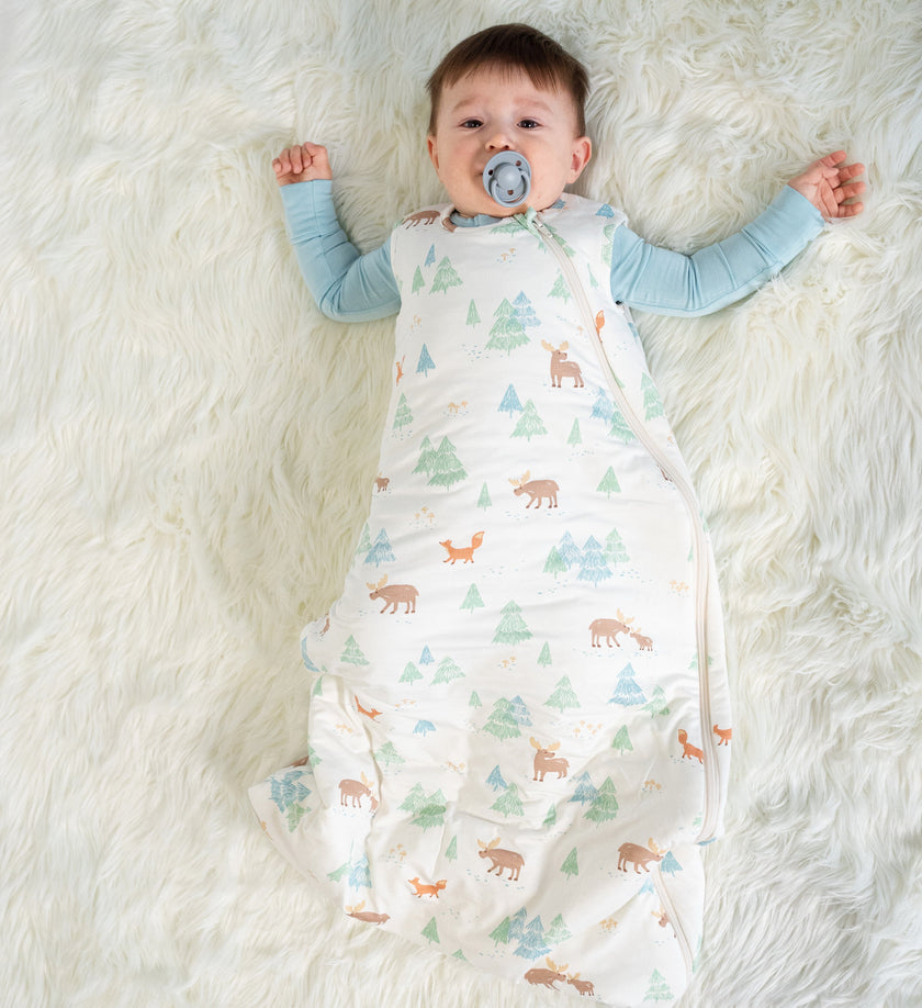 Sac de couchage en bambou 1.0 TOG (Motif Moose Woods)
