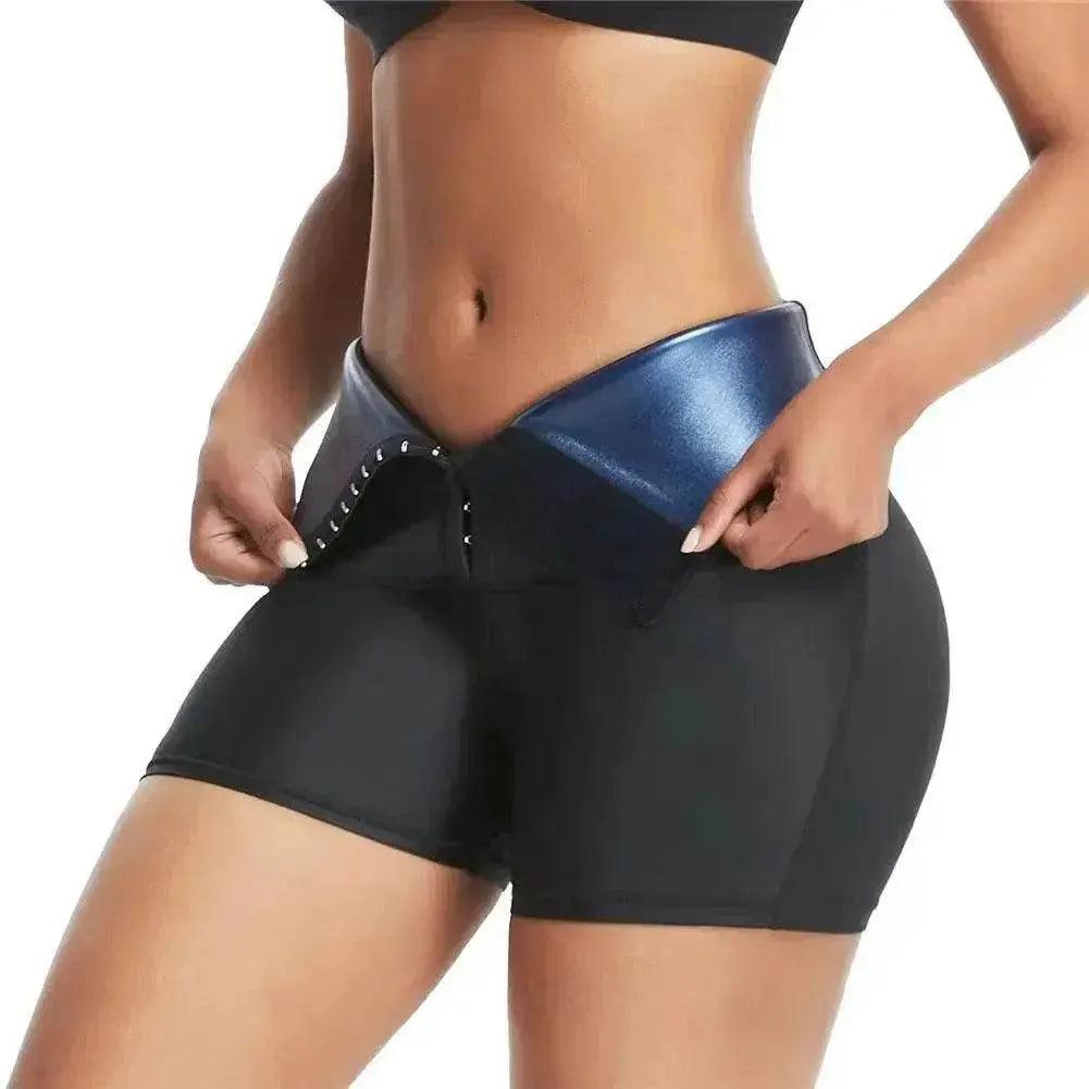 Slimming Waist Trainer Shapewear – Thermo Sweat Body Shaper Shorts