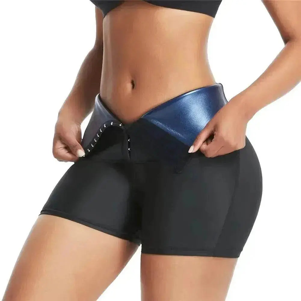 Slimming Waist Trainer Shapewear – Thermo Sweat Body Shaper Shorts