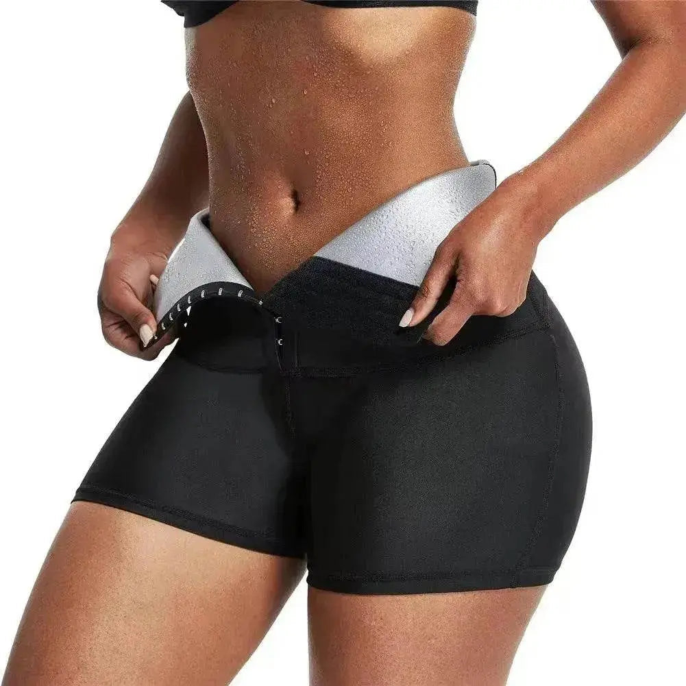 Slimming Waist Trainer Shapewear – Thermo Sweat Body Shaper Shorts