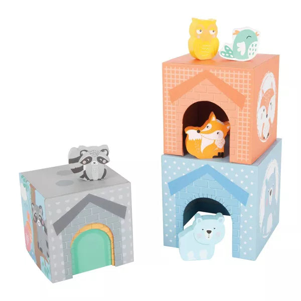 Small Foot - Pastel Animals Stacking Tower