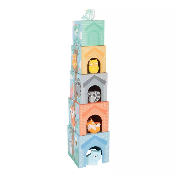 Small Foot - Pastel Animals Stacking Tower