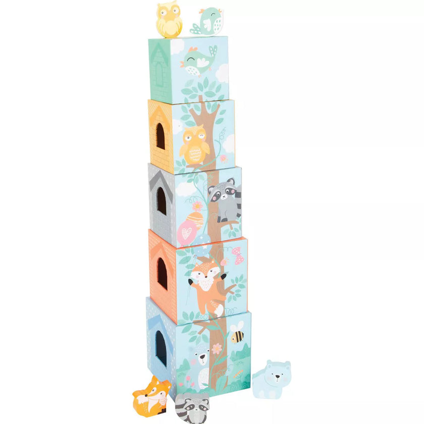 Small Foot - Pastel Animals Stacking Tower