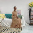 Small Hair Ball Arab  Plus Size Dress