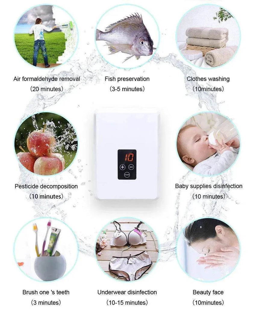 Small Household Appliances Ozone Generator Fruit And Vegetable Washing Machine